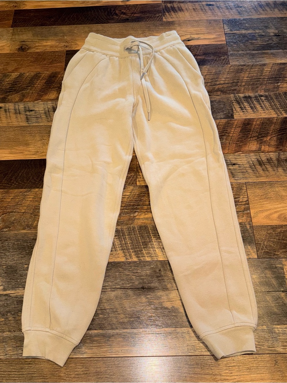 lululemon athletica Cream Scuba Joggers